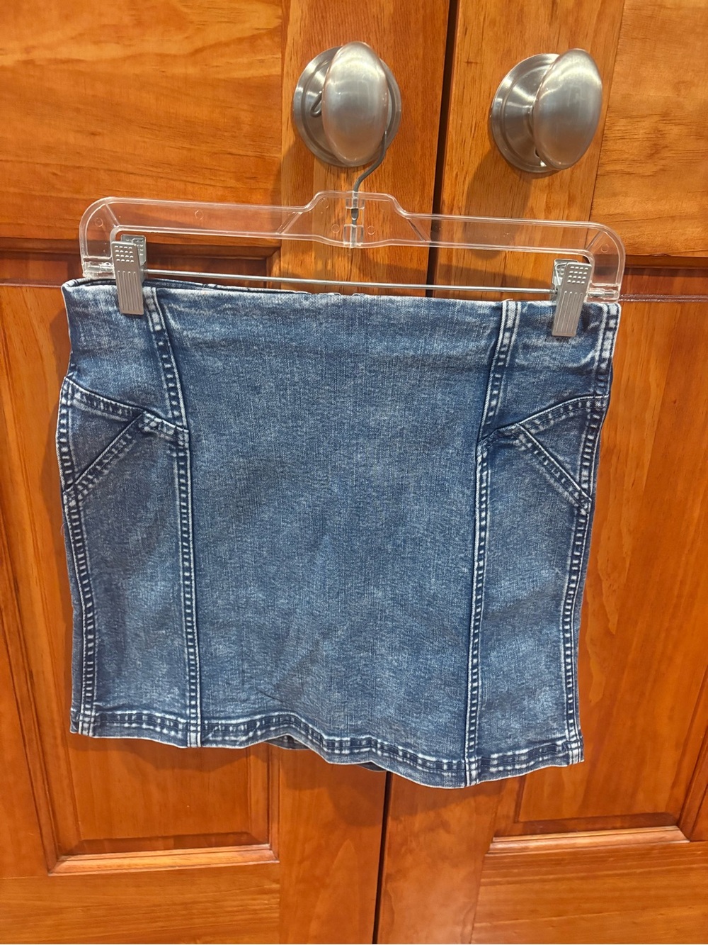 wild fable Blue Wash Denim Mini Skirt